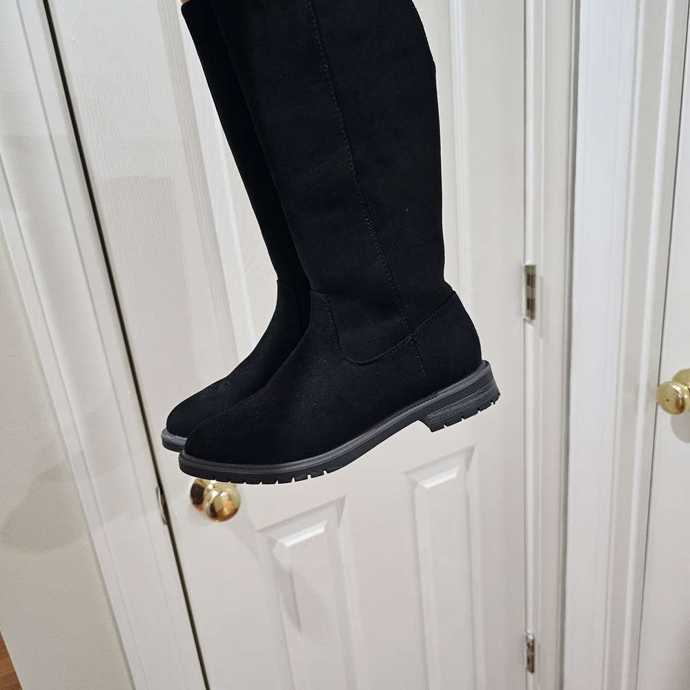 Black Knee-High Boots